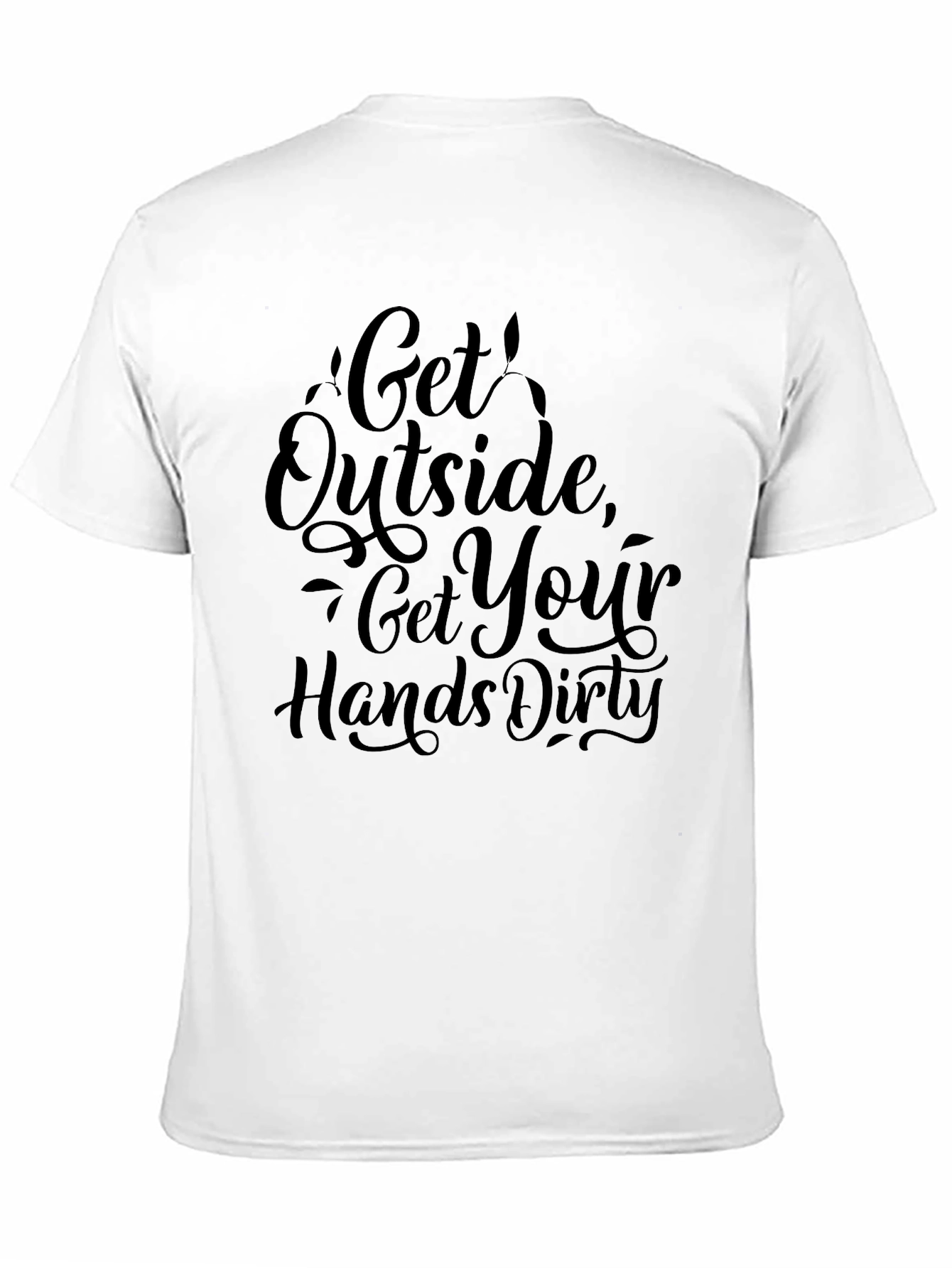 Get Outside Graphic Print Crew Neck Tee