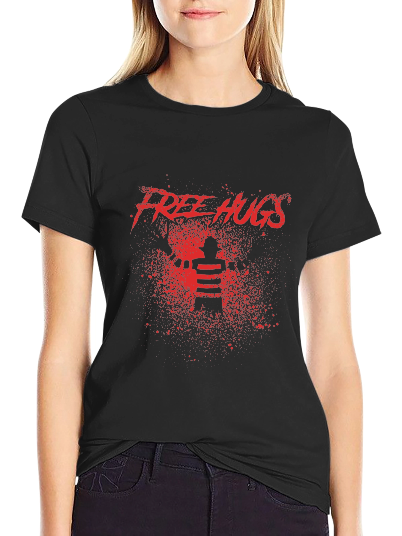 Free Hugs Scary Horror T-Shirt
