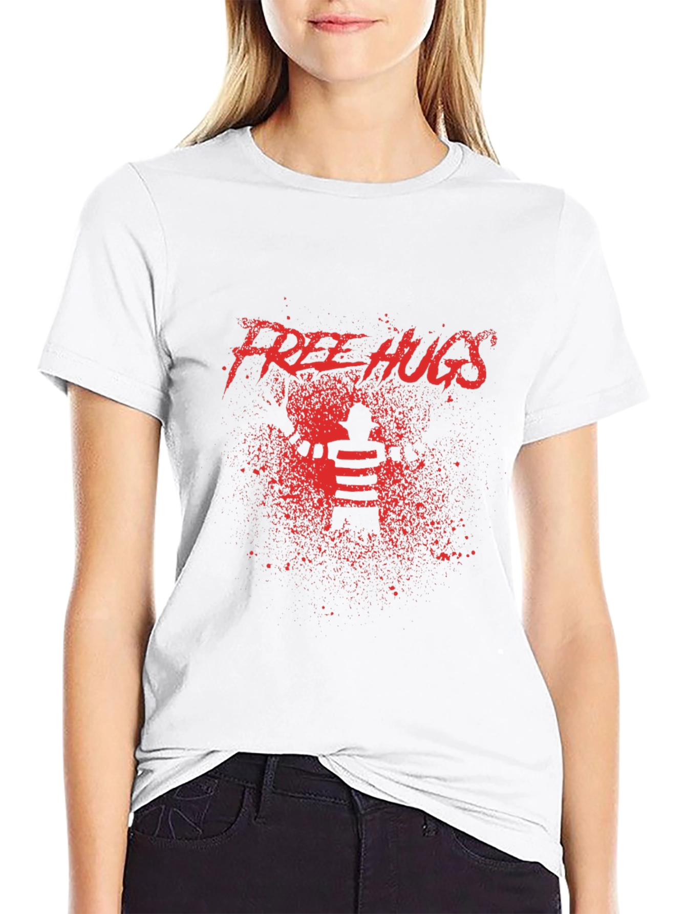 Free Hugs Scary Horror T-Shirt
