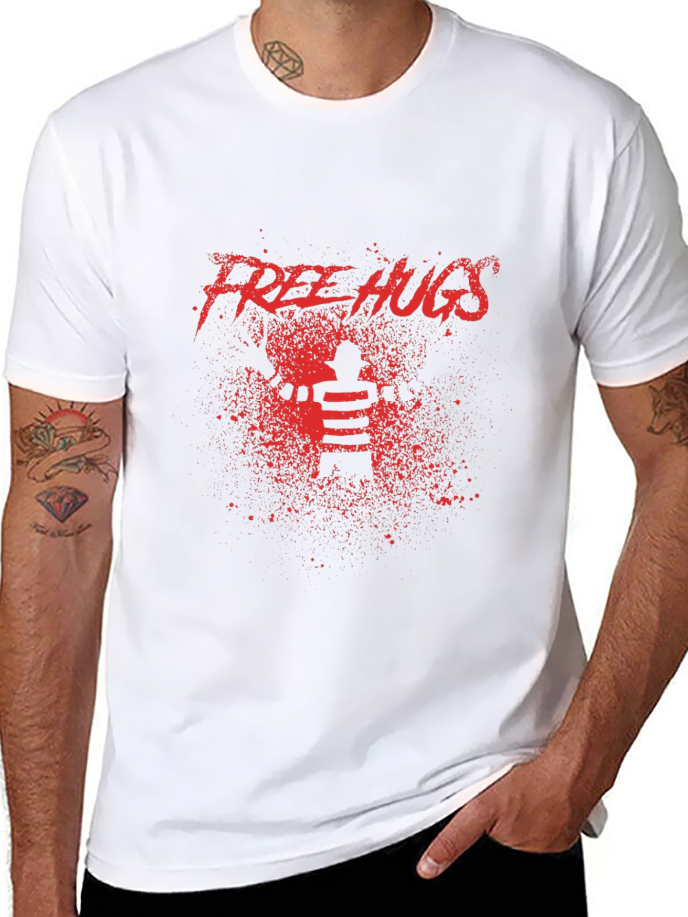 Free Hugs Scary Horror T-Shirt