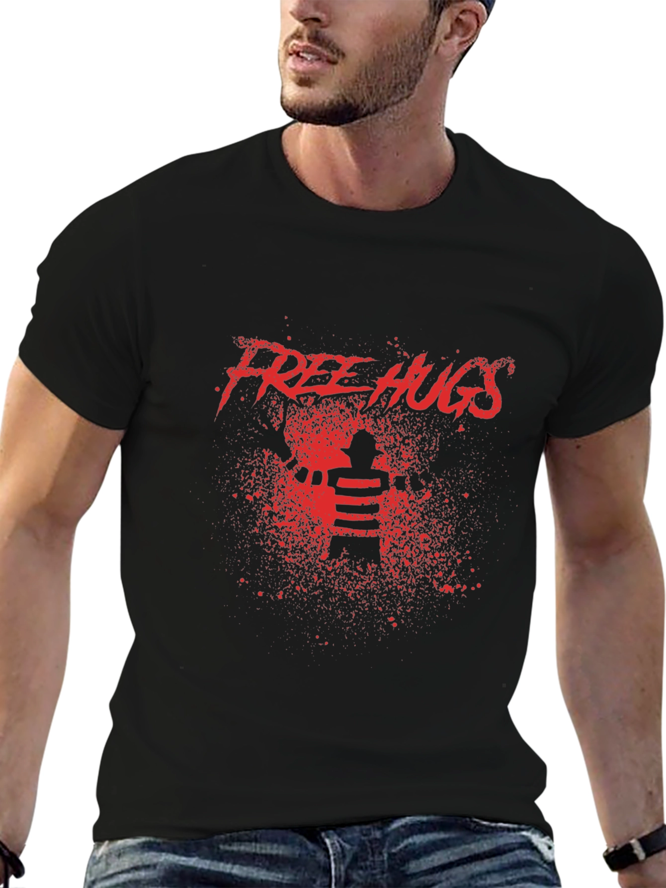 Free Hugs Scary Horror T-Shirt