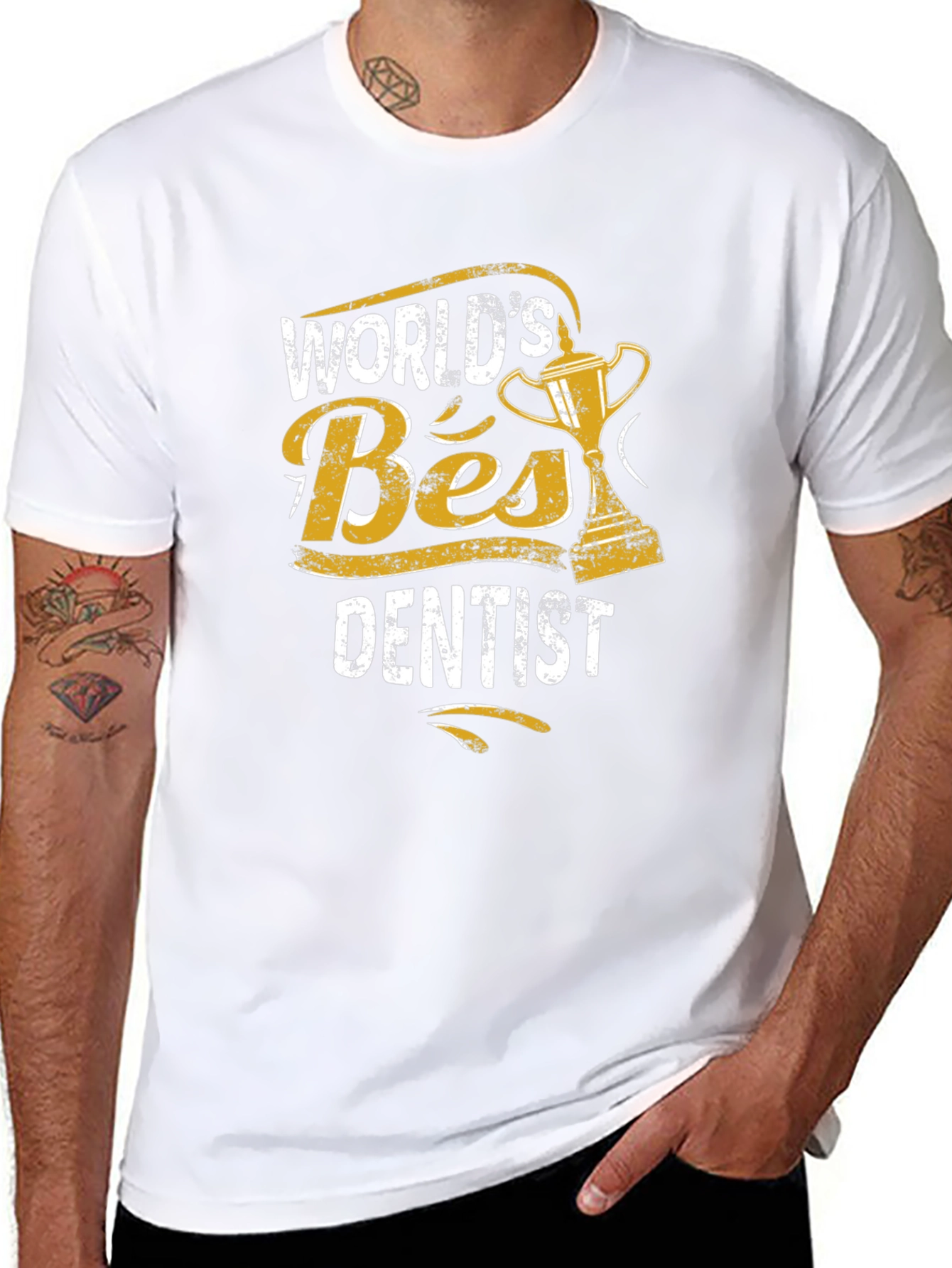 Worlds Best Dentist T-Shirt - Novelty Dental Gift