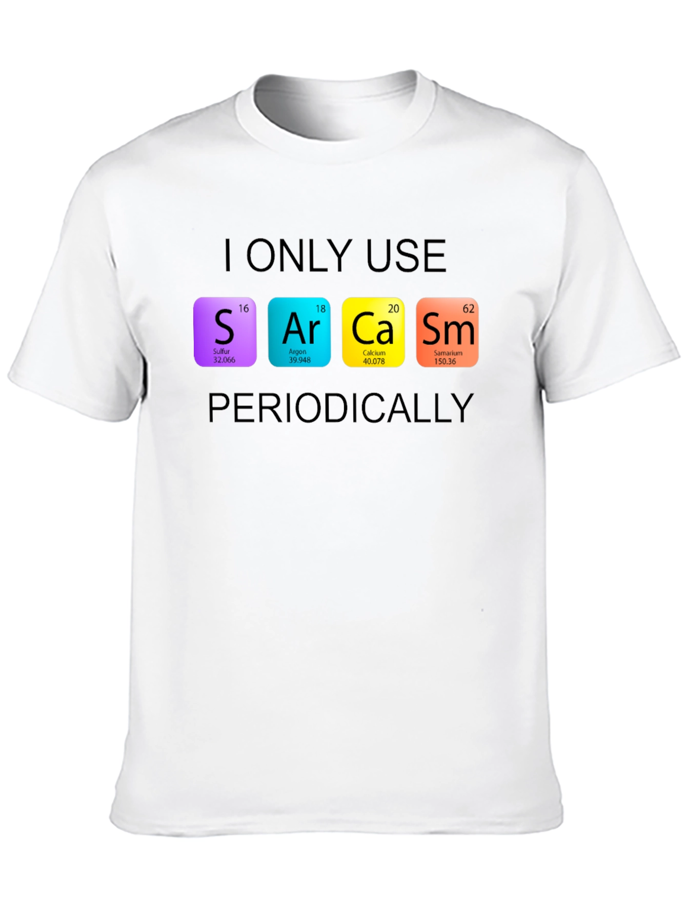 Sarcasm Periodic Table Graphic Tee