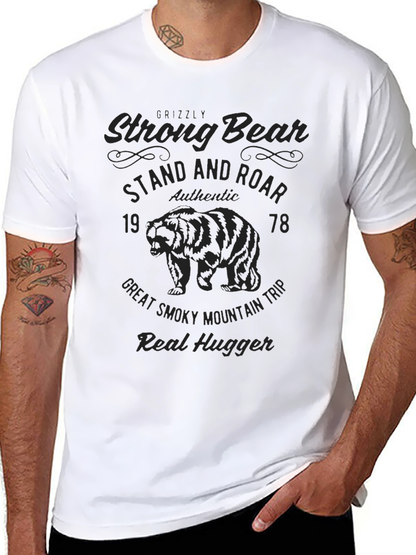 Strong Bear Graphic Tee - Smoky Mountain Trip