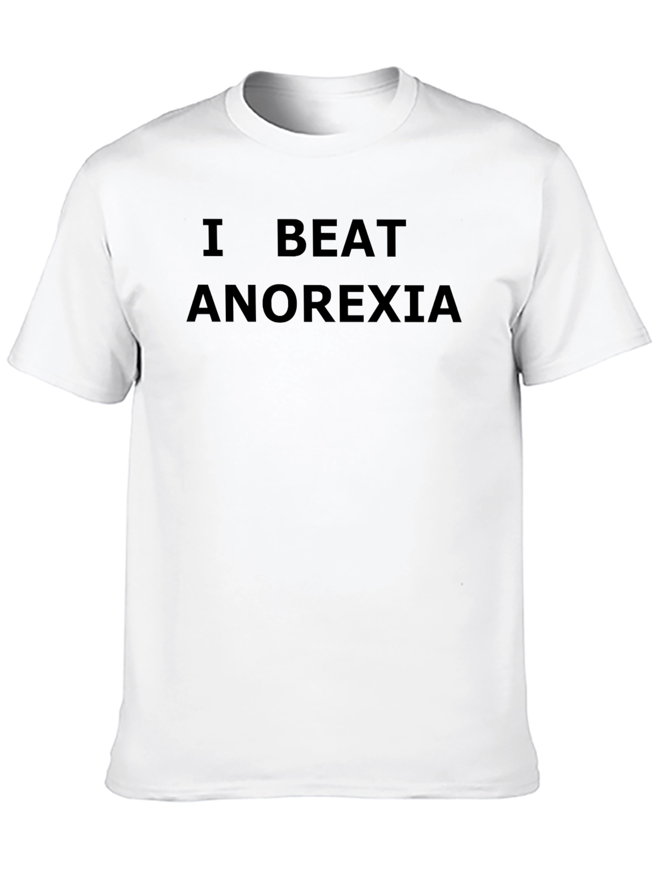 I Beat Anorexia T-Shirt: Recovery Awareness Tee