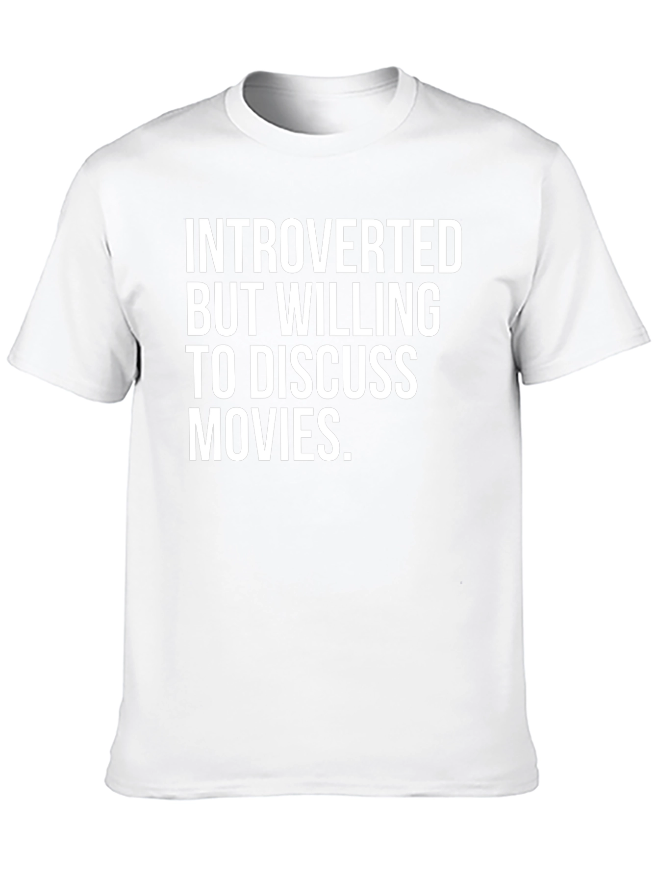 Introverted But Willing to Discuss Movies Graphic Tee
