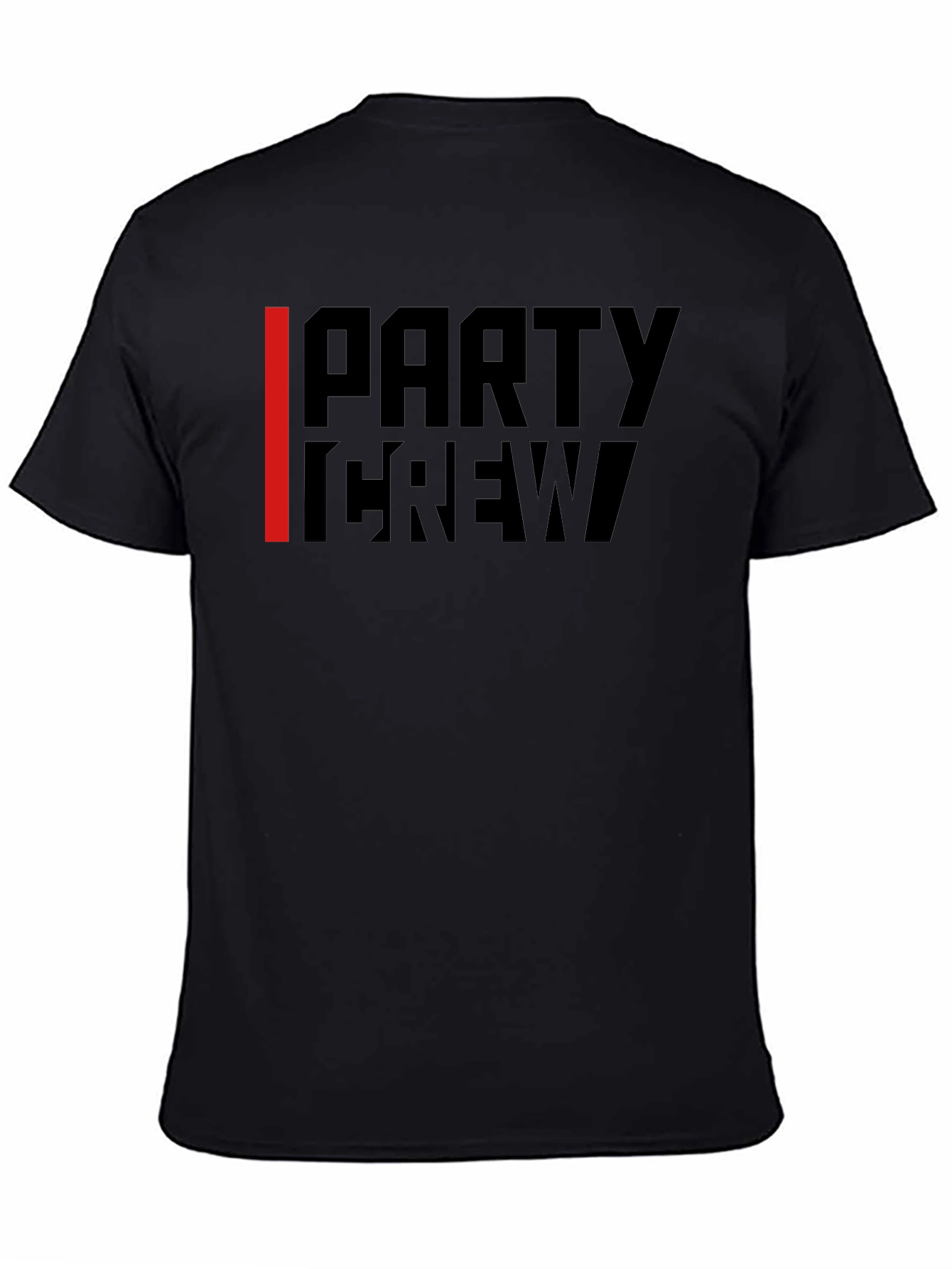 Party Crew Black Graphic Tee