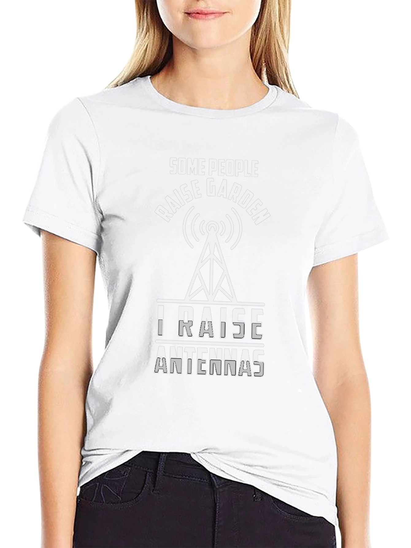 Raise Antennas T-Shirt - Ham Radio Operator Tee