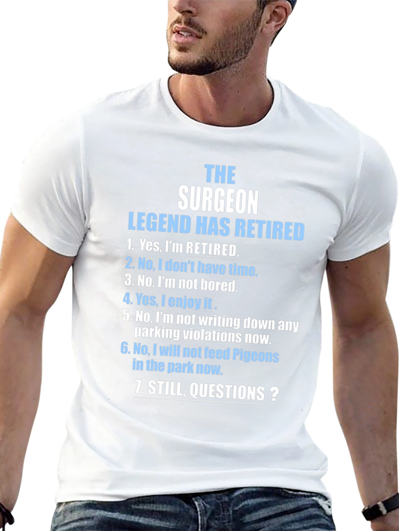 Retired Surgeon T-Shirt - Legend Has Retired Novelty Tee