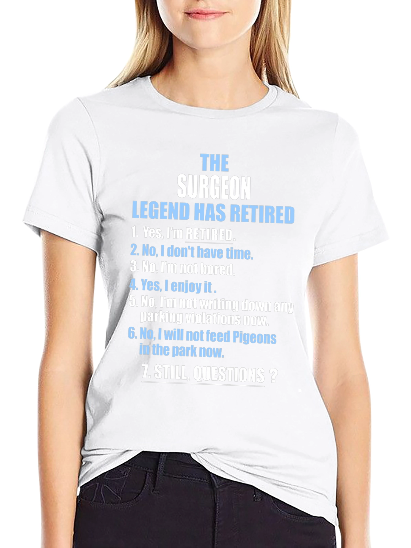 Retired Surgeon T-Shirt - Legend Has Retired Novelty Tee