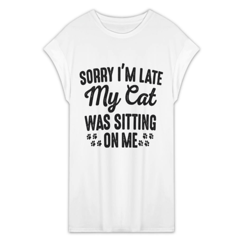 Cute Big Eyes Cat Graphic T-Shirt for Women – Kawaii Kitty Cartoon Tee Casual Summer Top(z152)