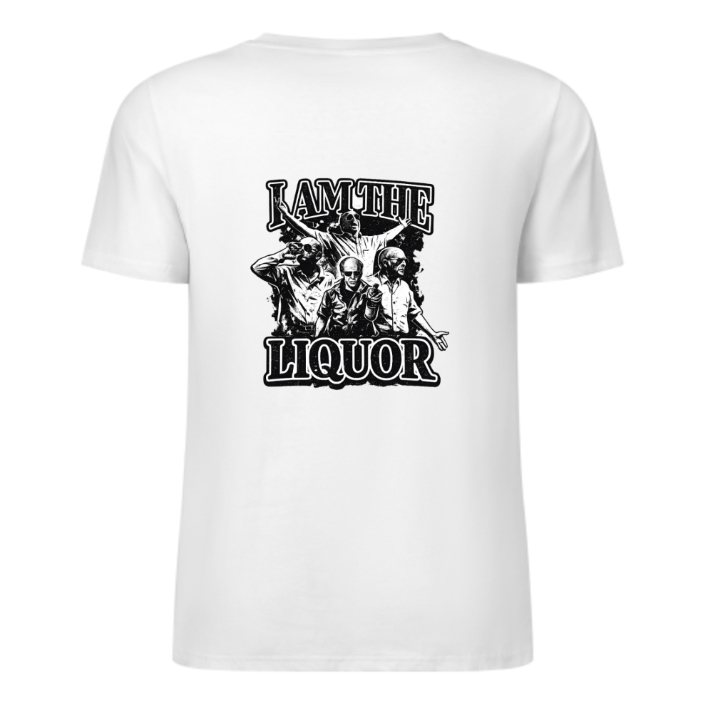 I Am The Liquor Graphic T-Shirt | Vintage Funny Drinking Meme Tee(z132)