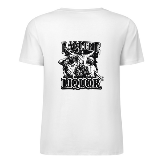 I Am The Liquor Graphic T-Shirt | Vintage Funny Drinking Meme Tee(z132)