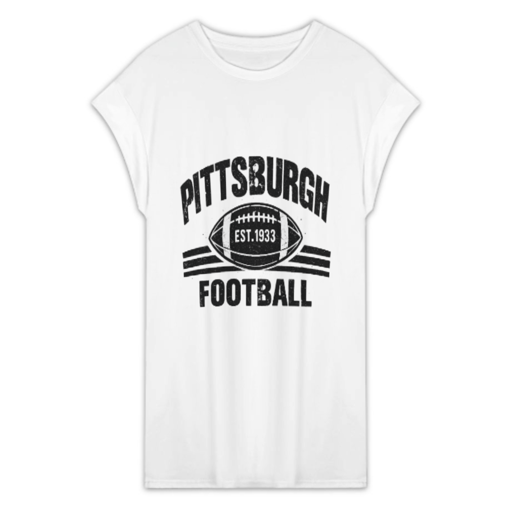 Vintage Pittsburgh Football Graphic Tee – Retro Sports Fan Unisex Shirt(z159)