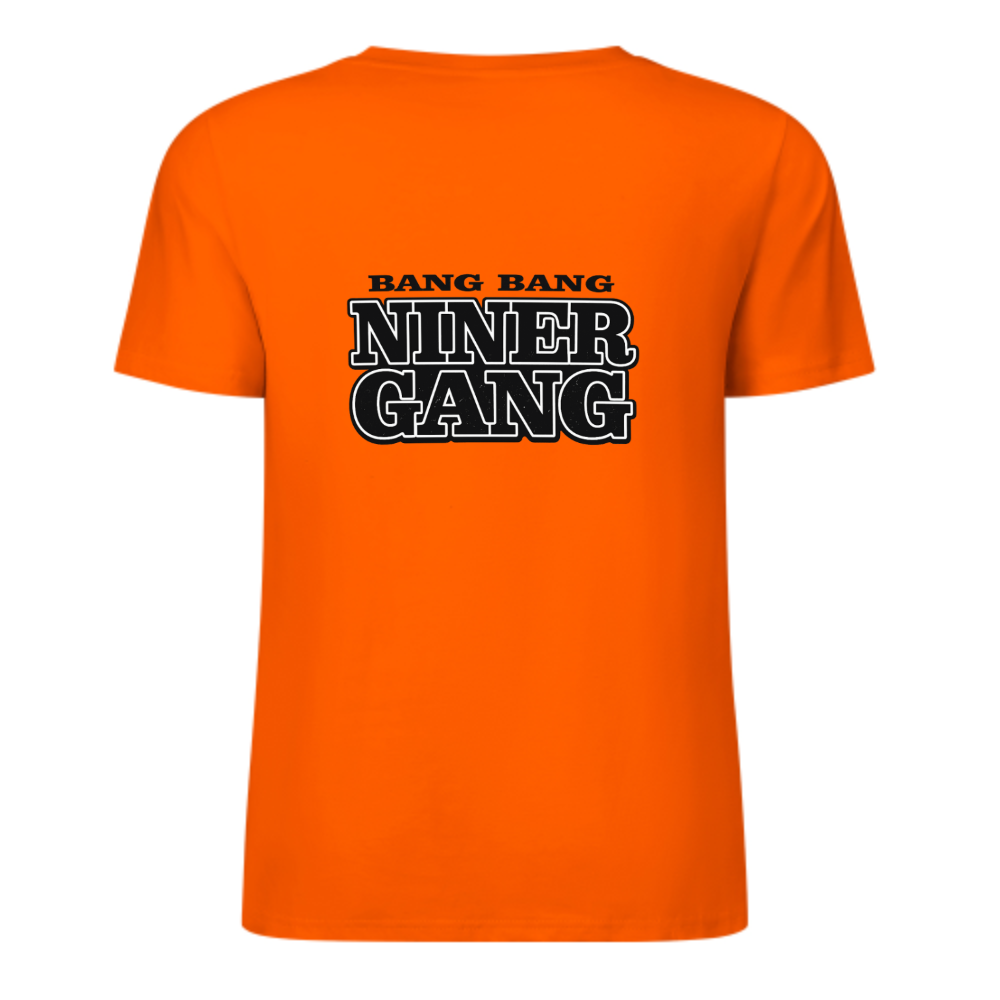 Bang Bang Niner Gang Graphic T-Shirt – Bold Streetwear Football Fan Tee(z133)