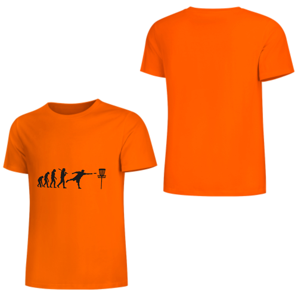 Disc Golf Evolution T-Shirt | Funny Disc Golfer Graphic Tee(z124)