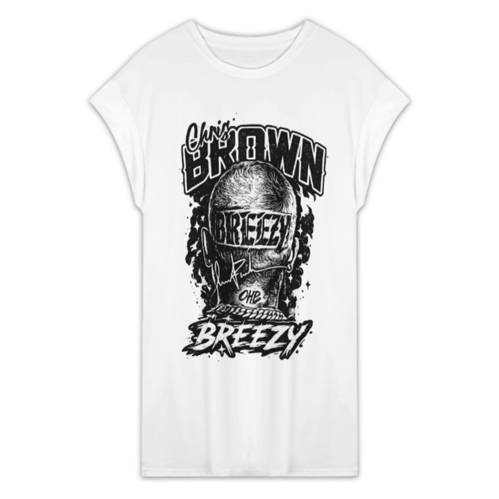 Chris Brown Breezy Graphic T-Shirt – Vintage Hip Hop Streetwear Tee for Fans(z155)