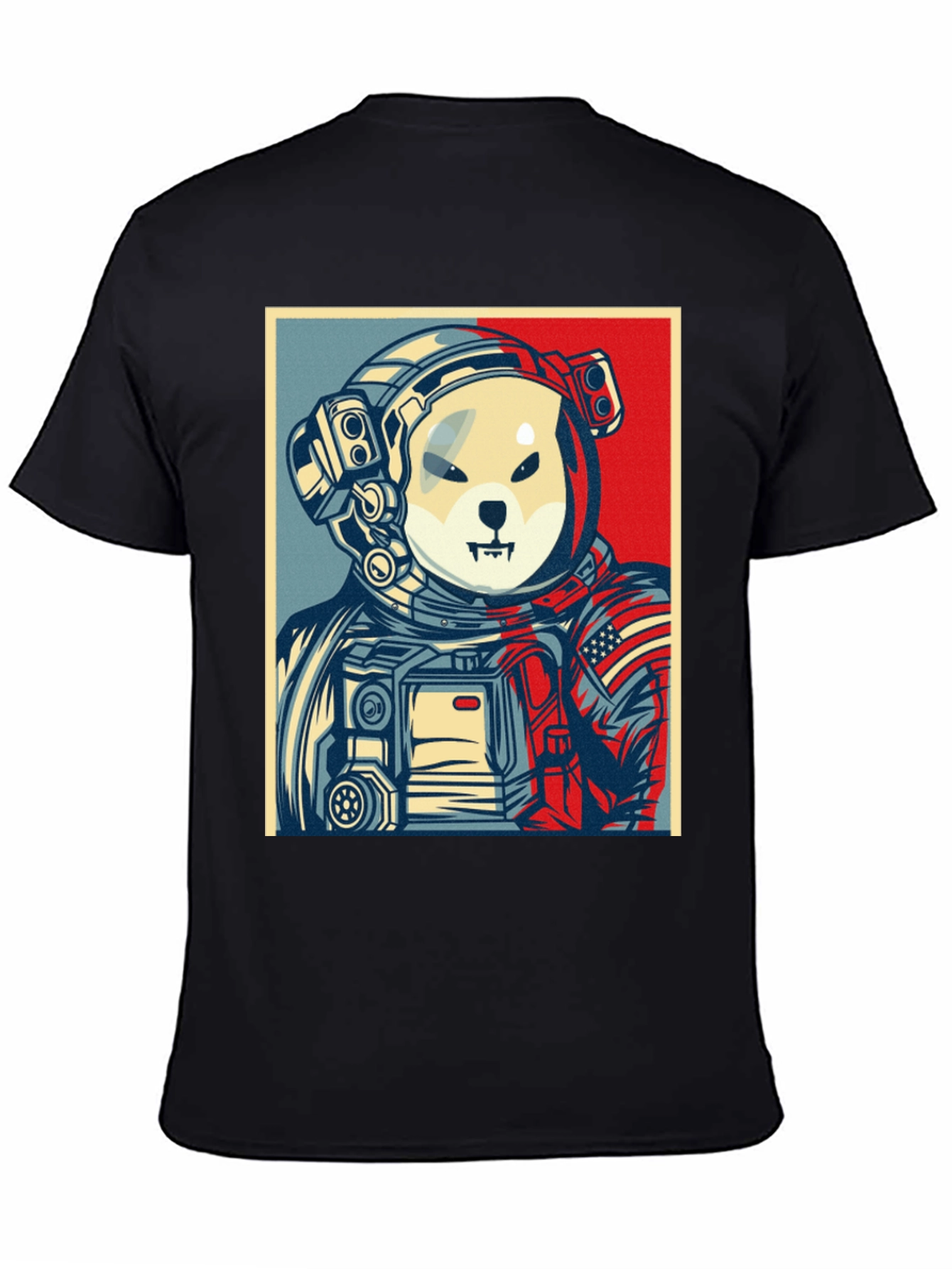 Dogecoin Astronaut Black T-Shirt - Meme to the Moon!
