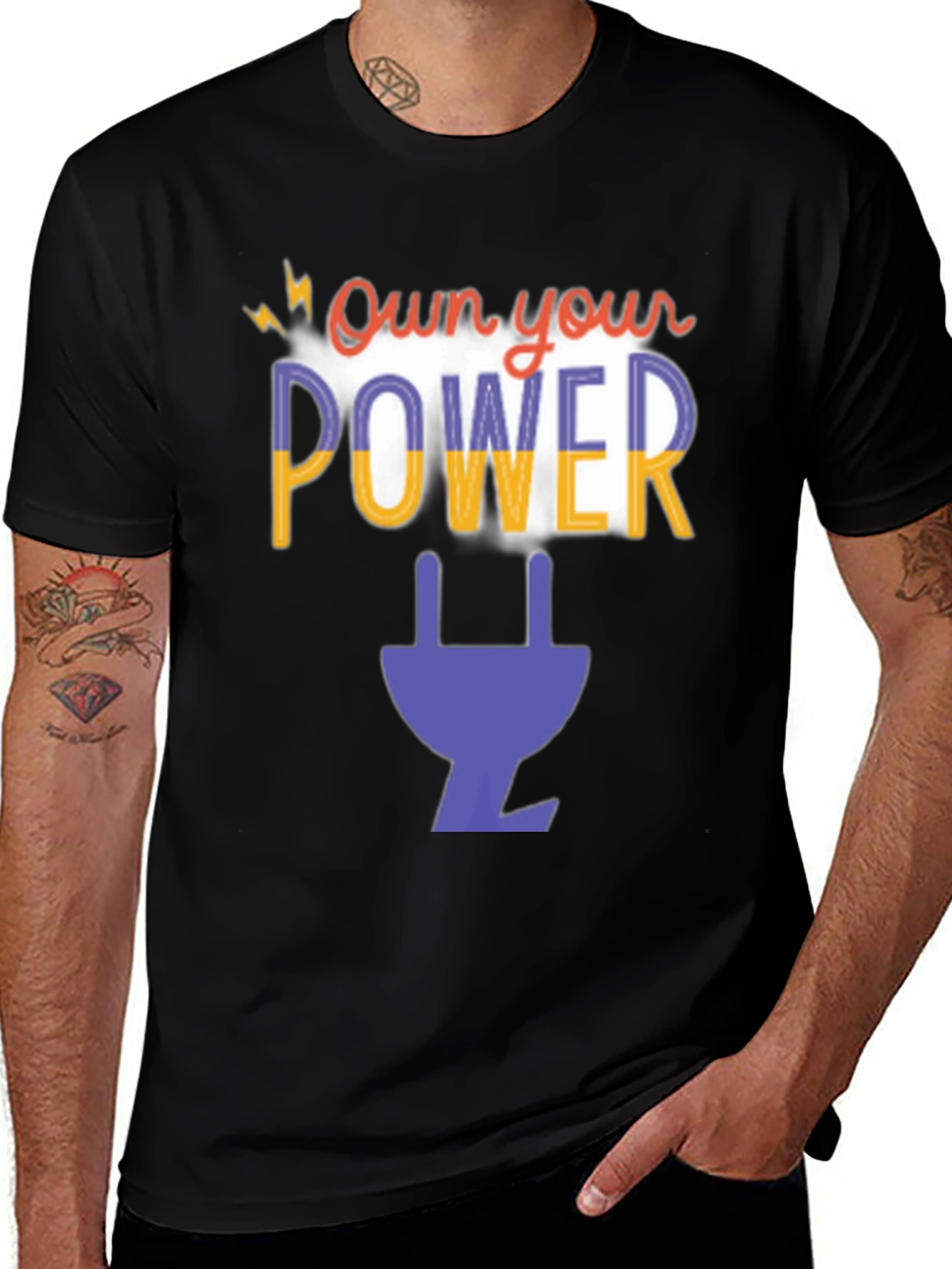 Own Your Power T-Shirt - Graphic Plug Tee