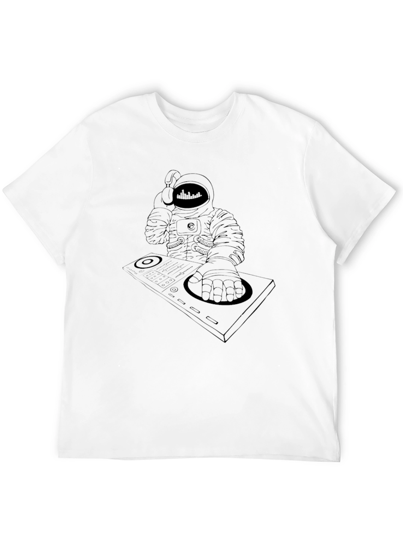 Astronaut DJ Graphic Tee - Cosmic Beats
