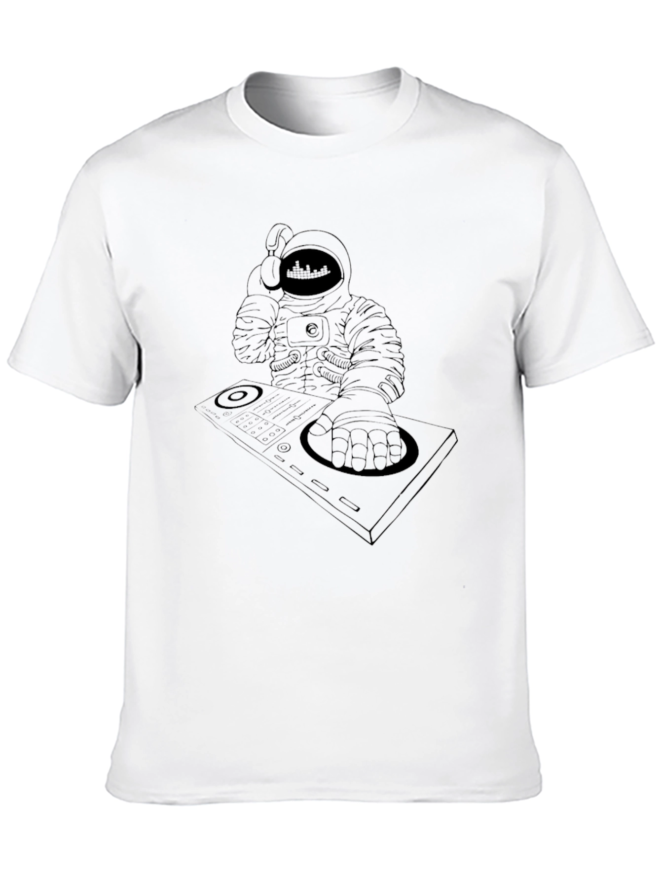 Astronaut DJ Graphic Tee - Cosmic Beats