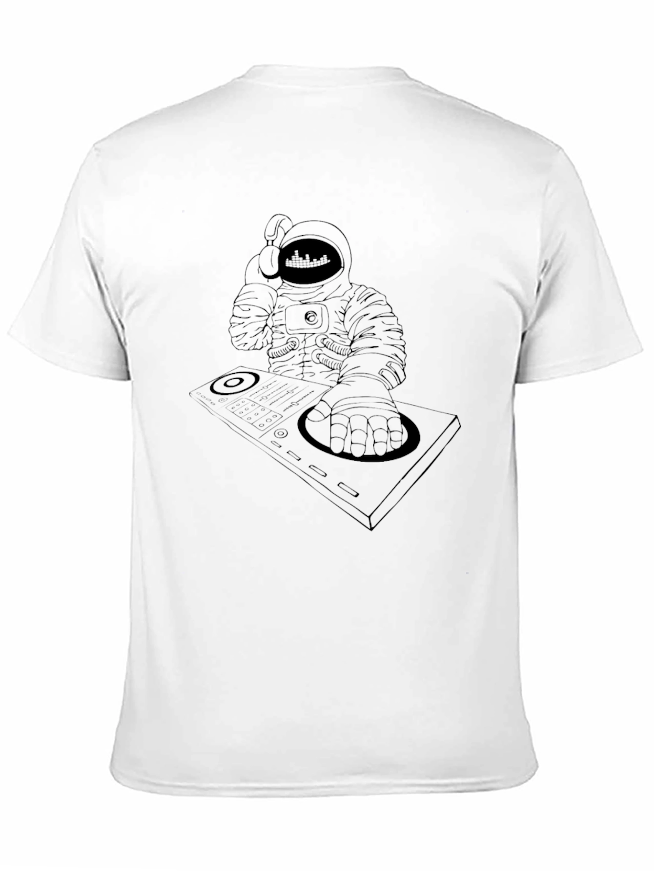 Astronaut DJ Graphic Tee - Cosmic Beats