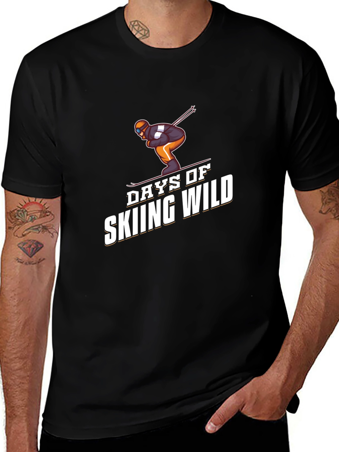 Days of Skiing Wild Graphic Tee
