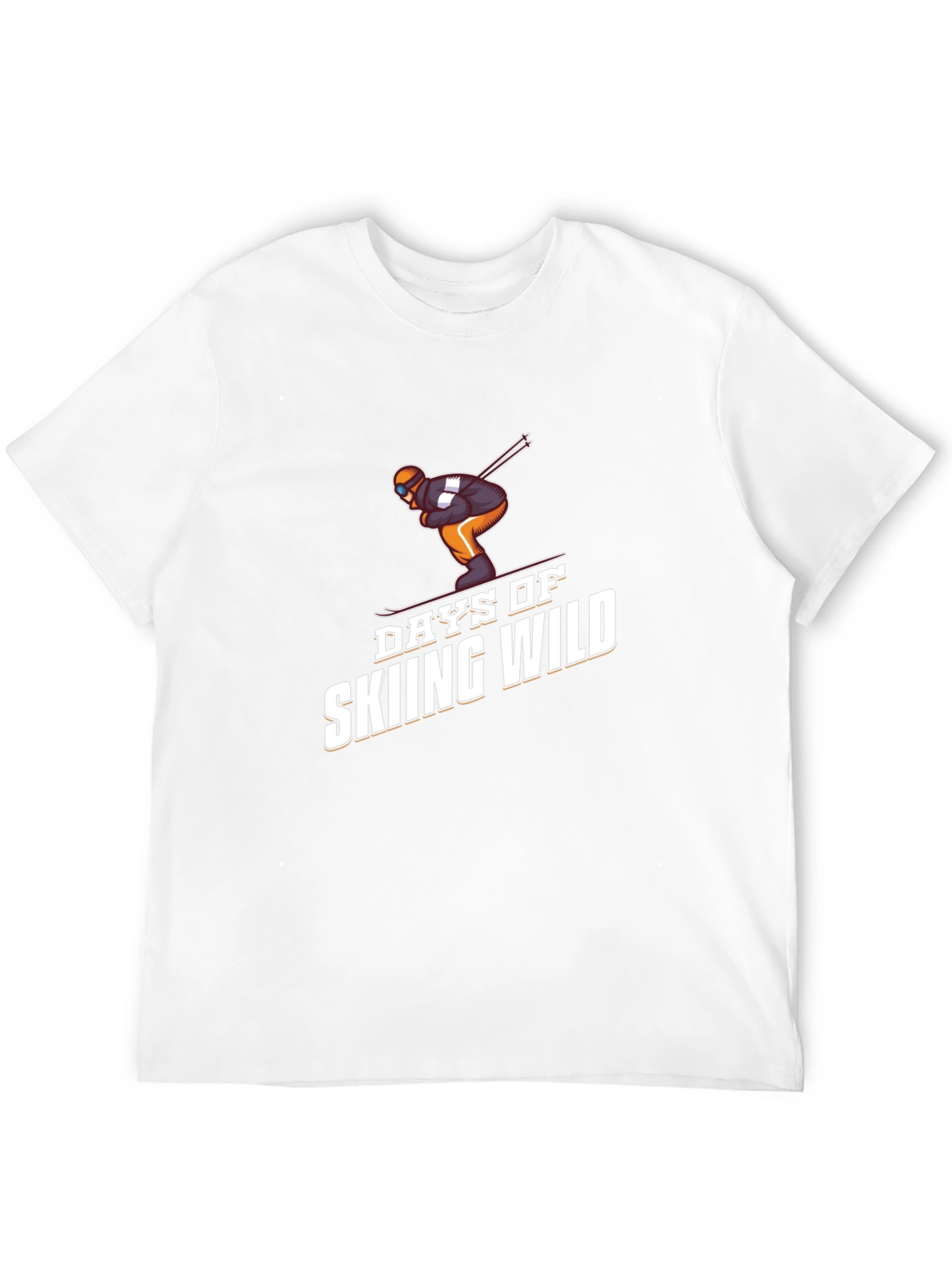 Days of Skiing Wild Graphic Tee
