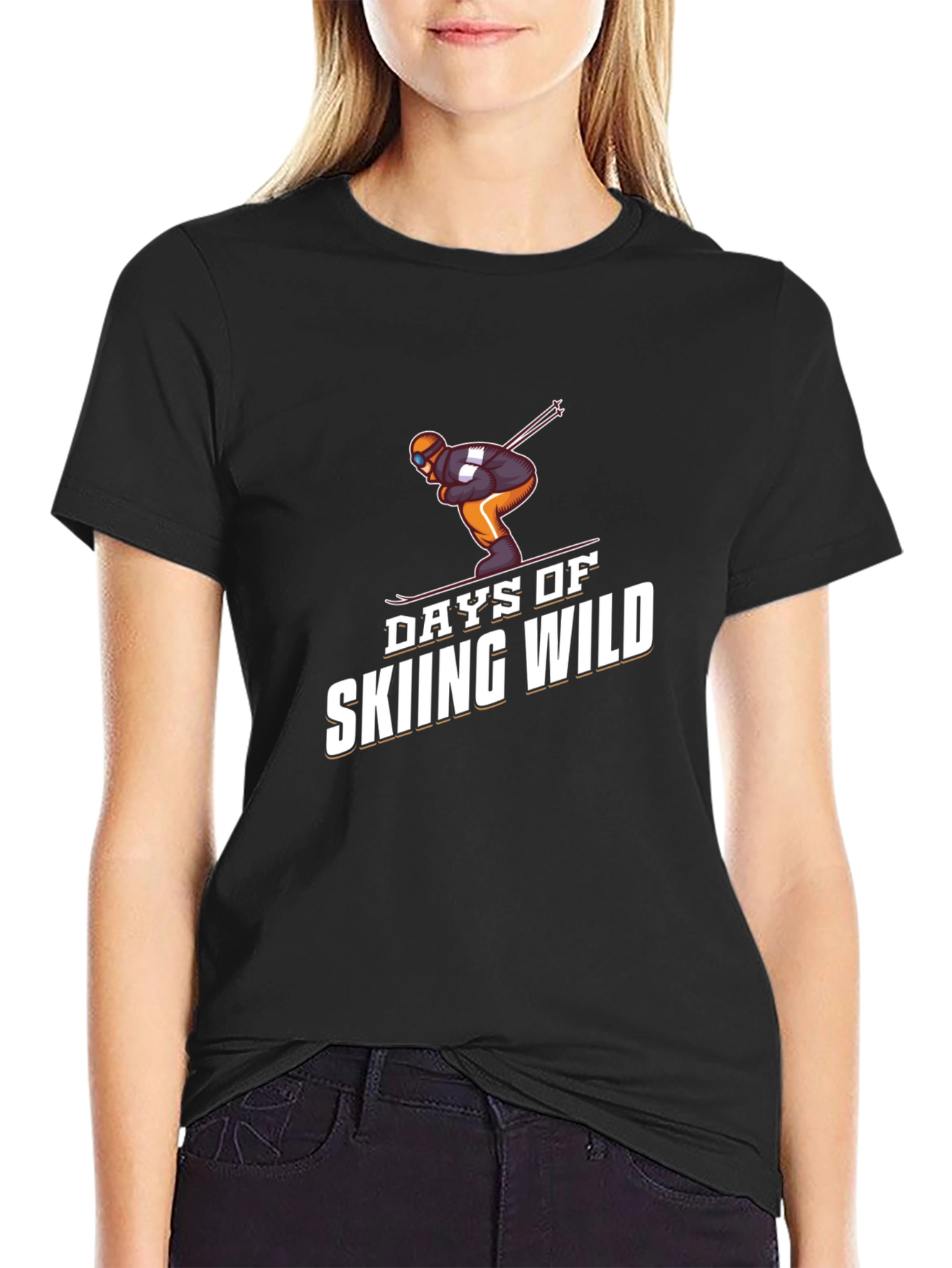 Days of Skiing Wild Graphic Tee