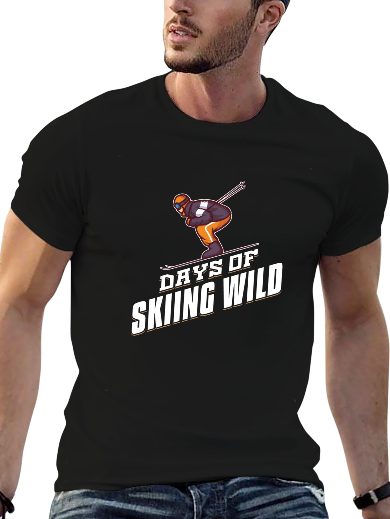 Days of Skiing Wild Graphic Tee
