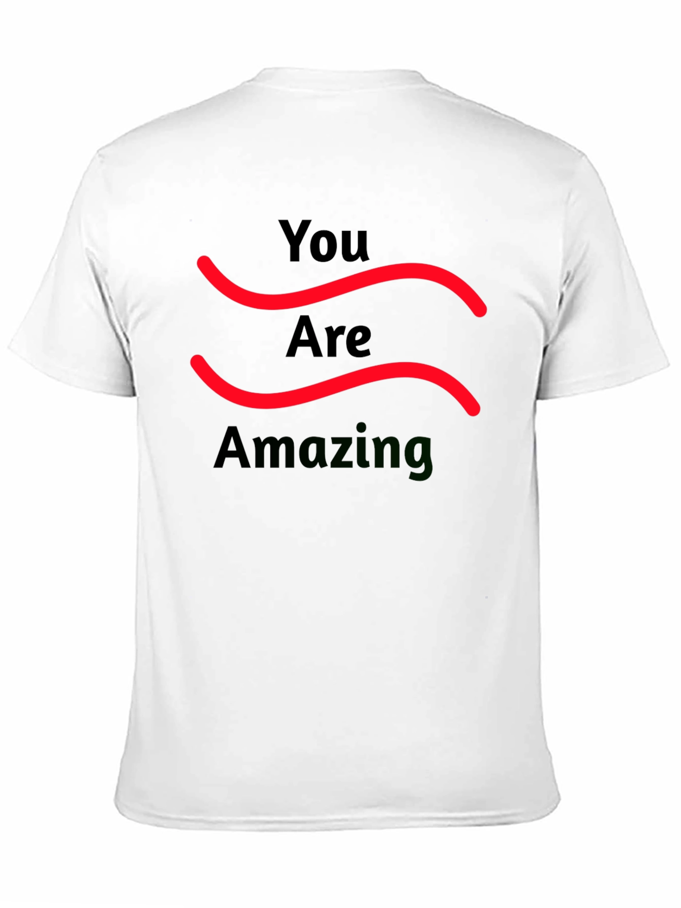 You Are Amazing Graphic Tee - Black Cotton T-Shirt