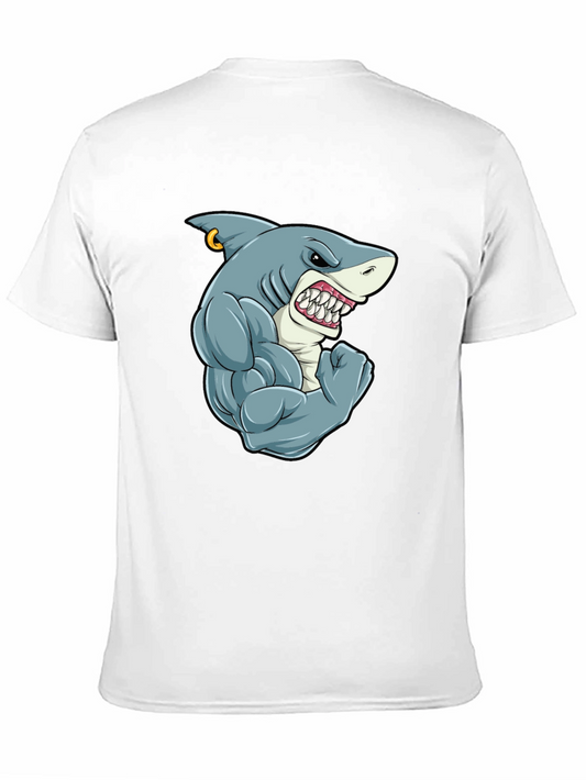 Shark Muscle T-Shirt - Black Tee