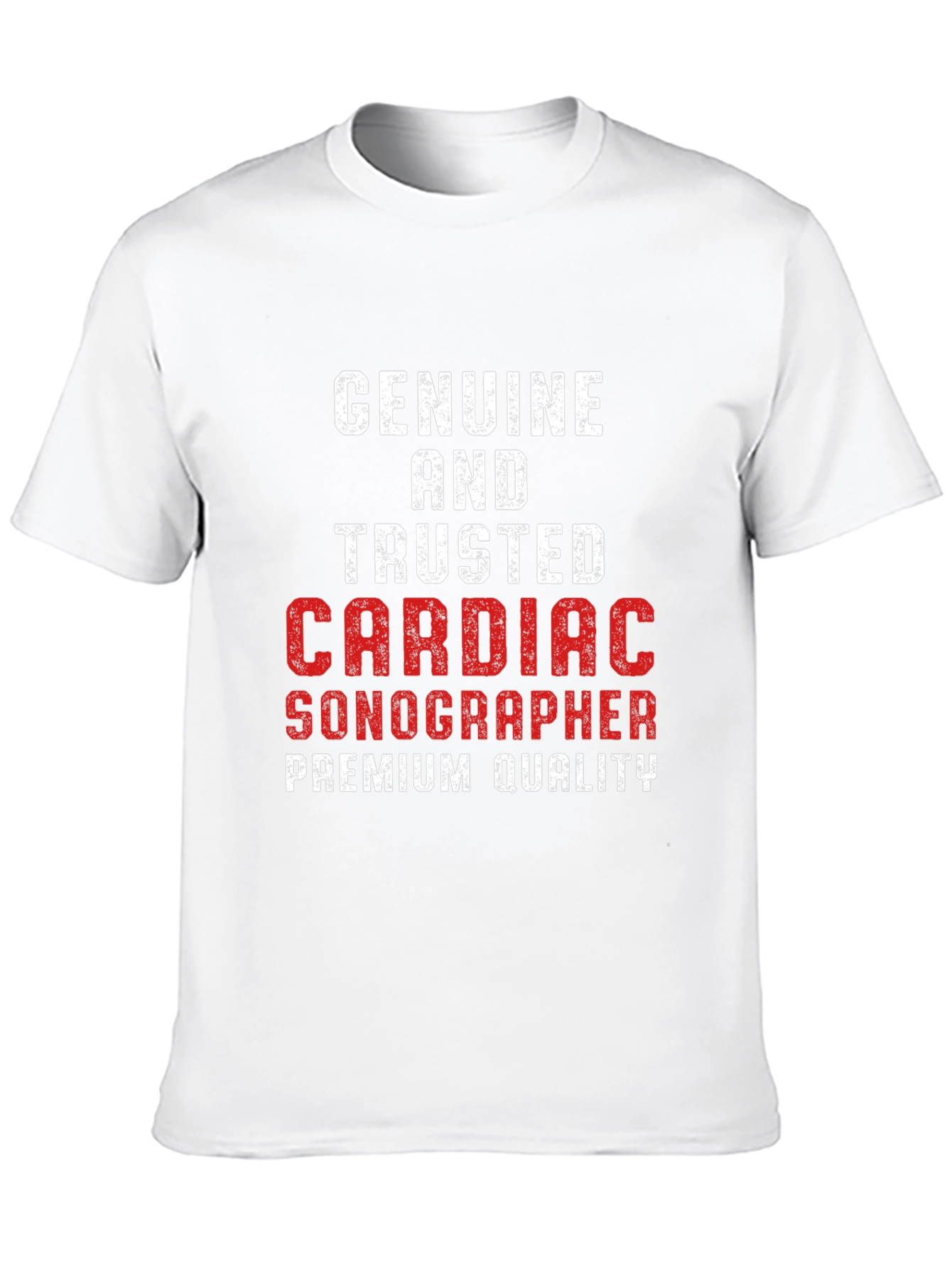 Cardiac Sonographer Premium Quality T-Shirt