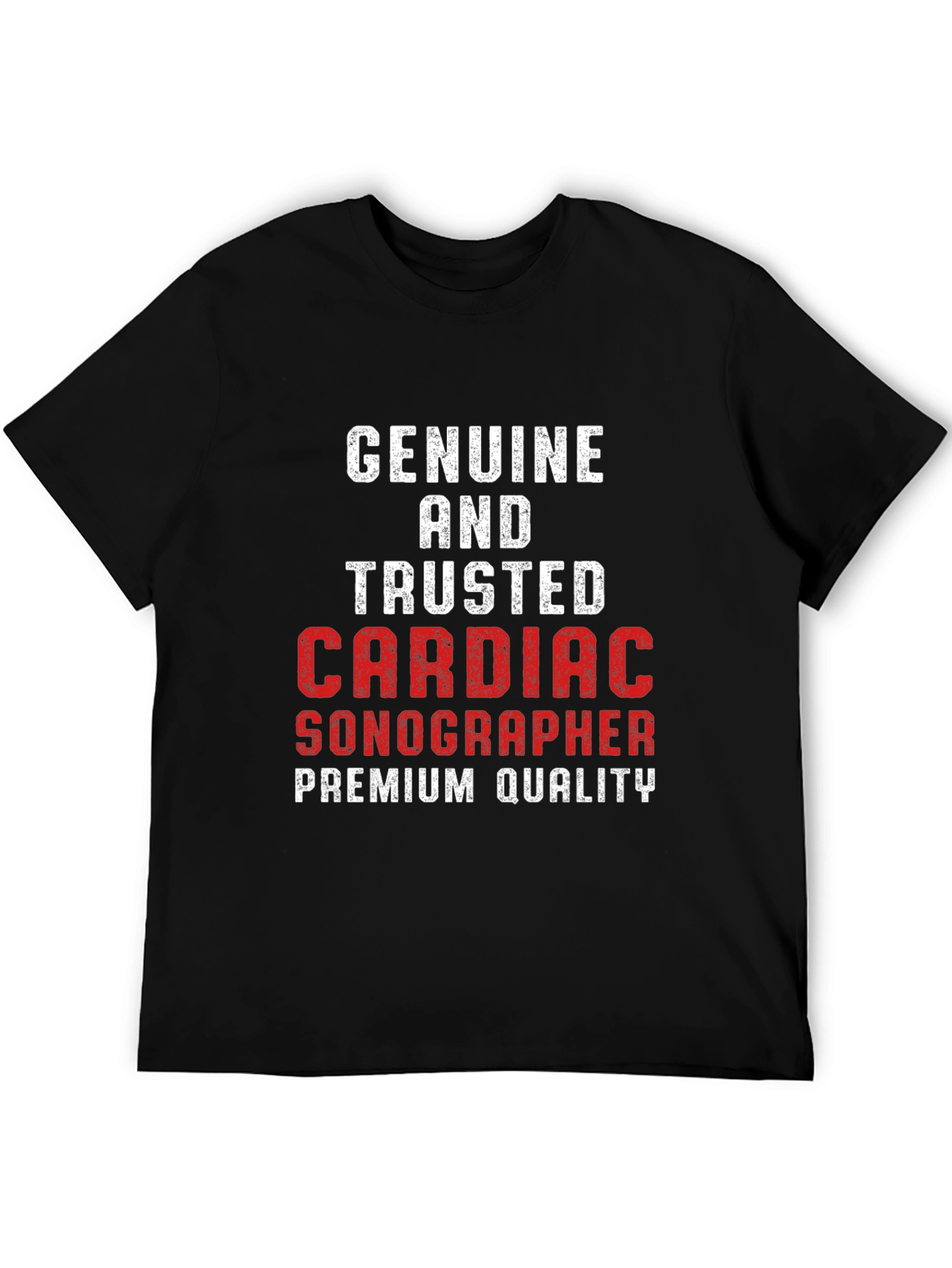 Cardiac Sonographer Premium Quality T-Shirt