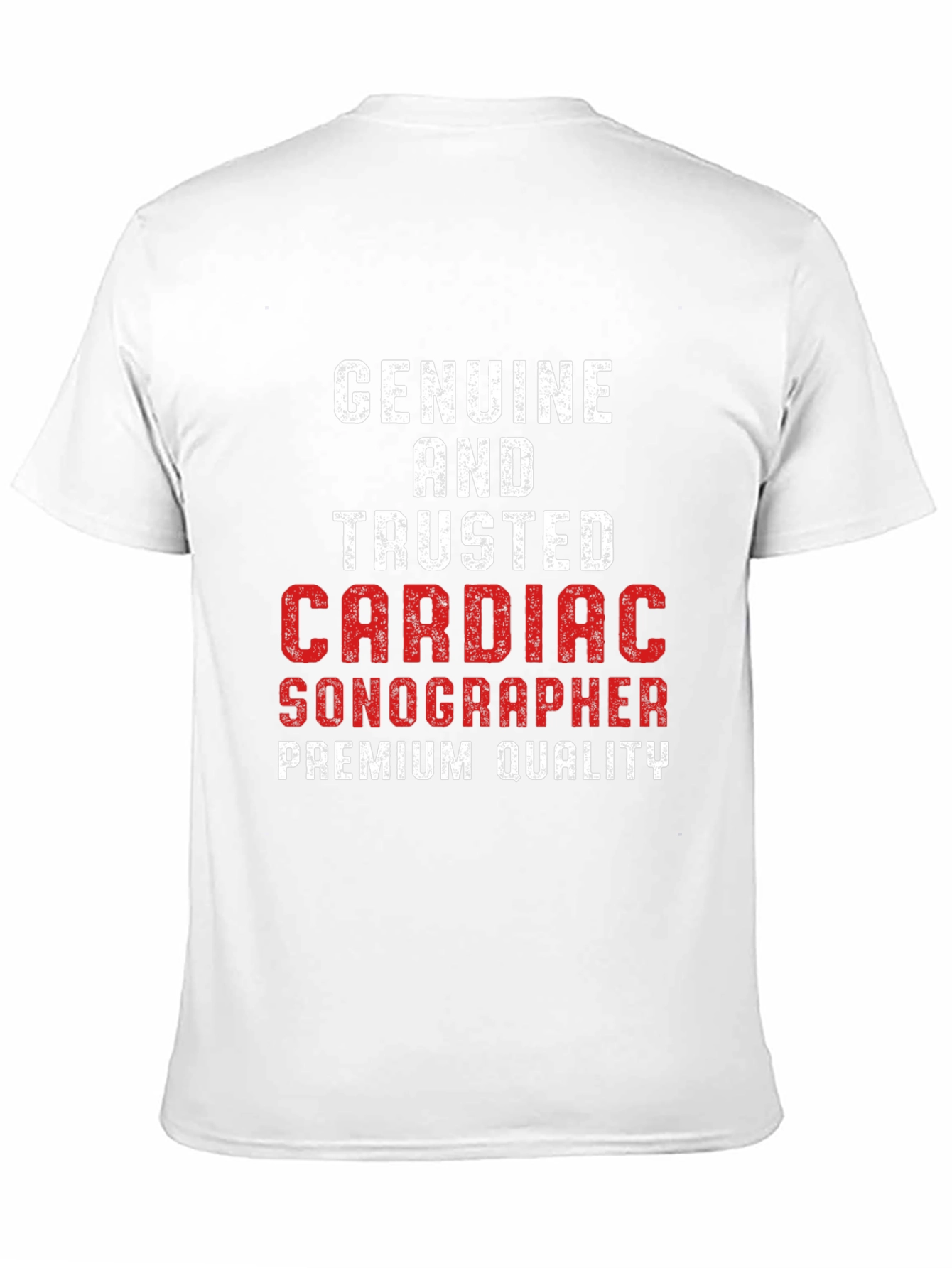 Cardiac Sonographer Premium Quality T-Shirt