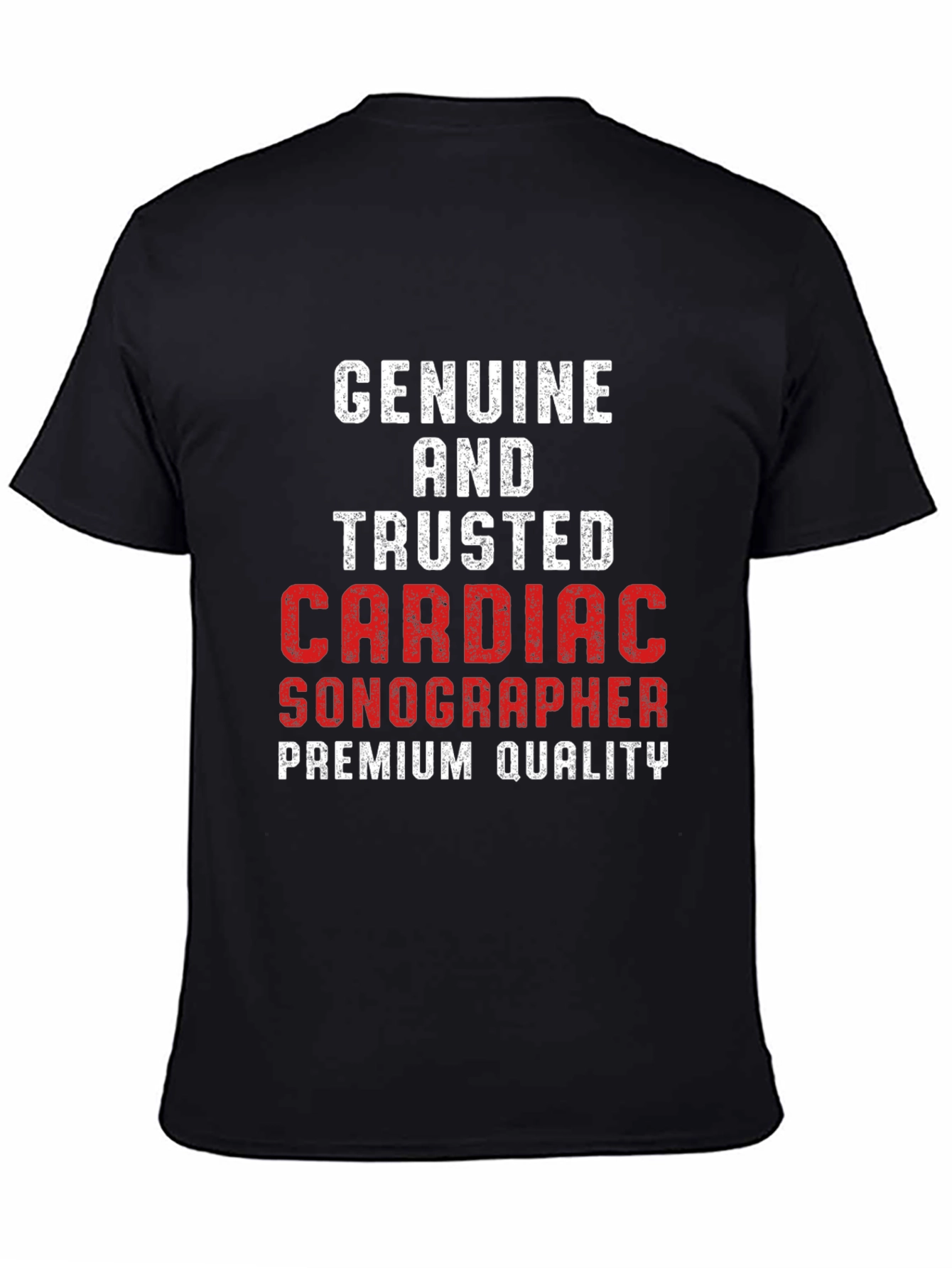 Cardiac Sonographer Premium Quality T-Shirt