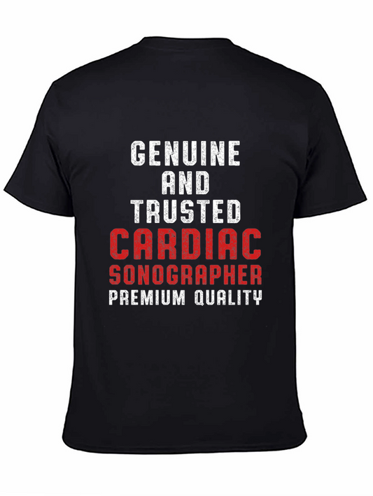 Cardiac Sonographer Premium Quality T-Shirt