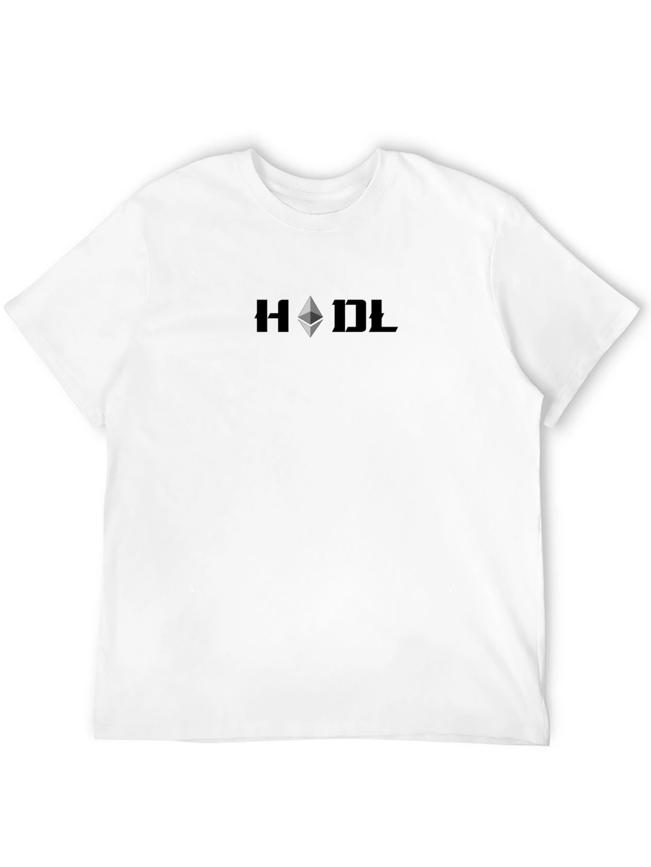 HODL Crypto T-Shirt - Black Minimalist Design