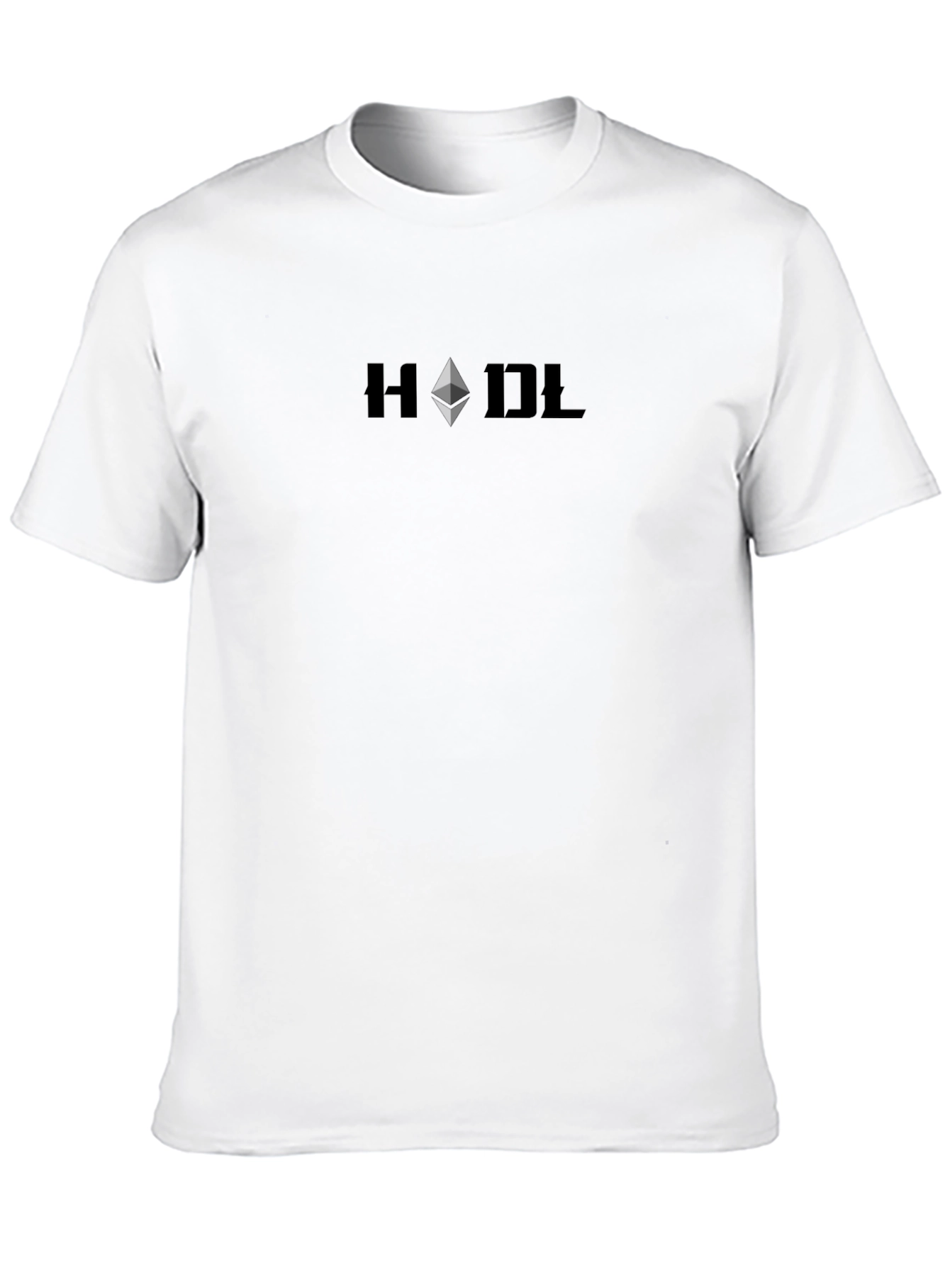 HODL Crypto T-Shirt - Black Minimalist Design