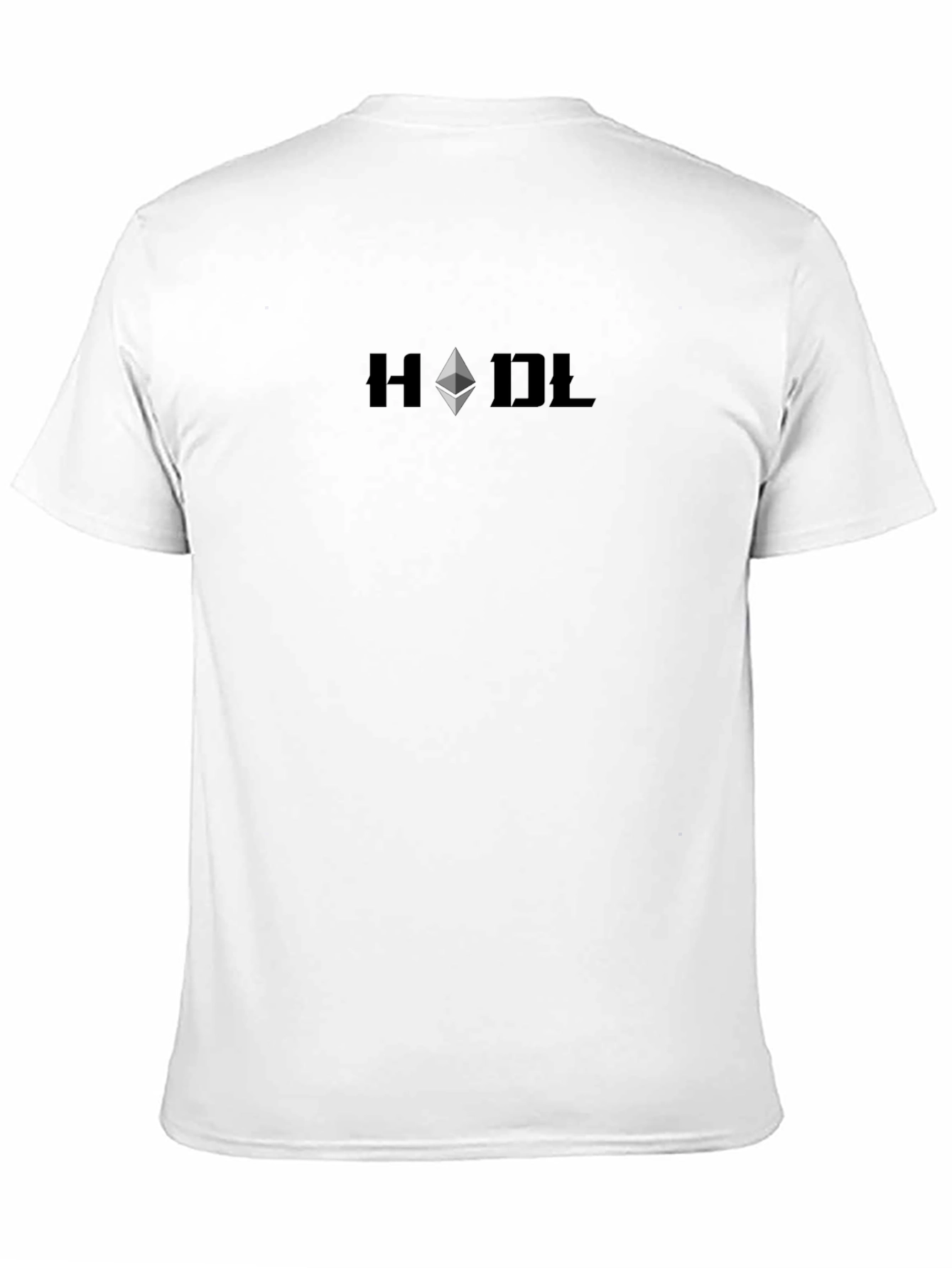 HODL Crypto T-Shirt - Black Minimalist Design