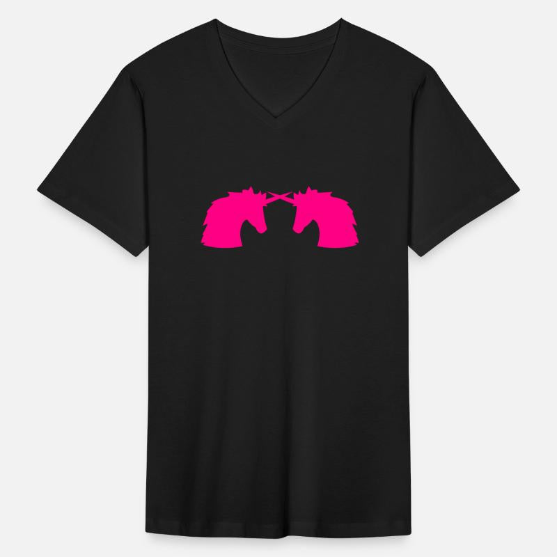 2 Battling enemies buddies head unicorn pink horse