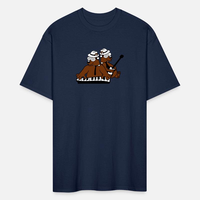 2 Cool Brown Bear Team Friends Playing Band Music