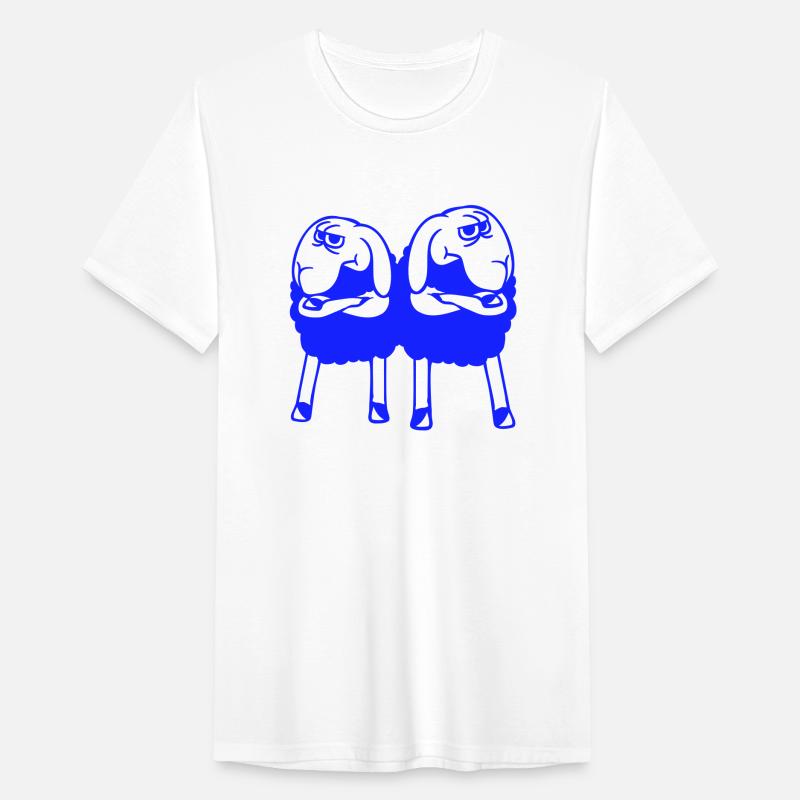 2 Sheep Crossed Arms Offended Friends Team Crew