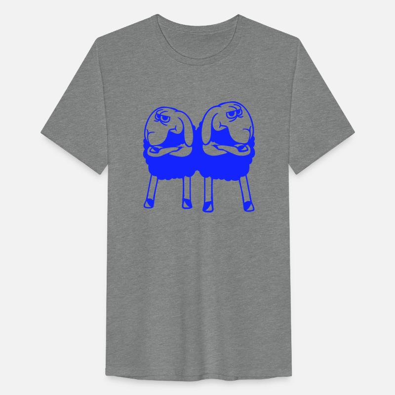 2 Sheep Crossed Arms Offended Friends Team Crew