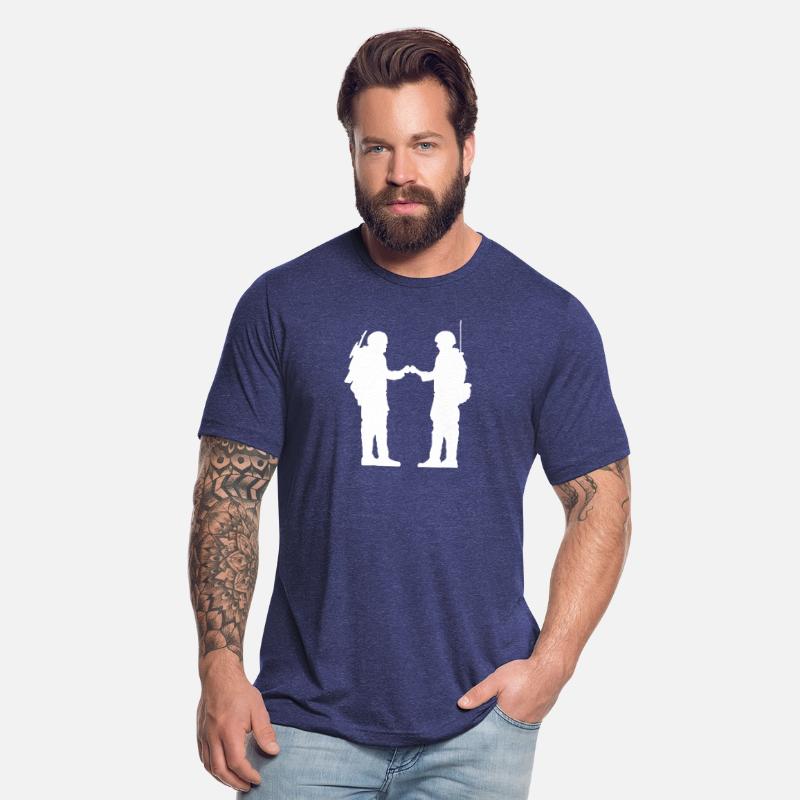 2 Soldiers Greeting War Team Crew Soldier Fighter