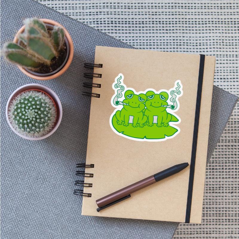 2 stoner friends frogs