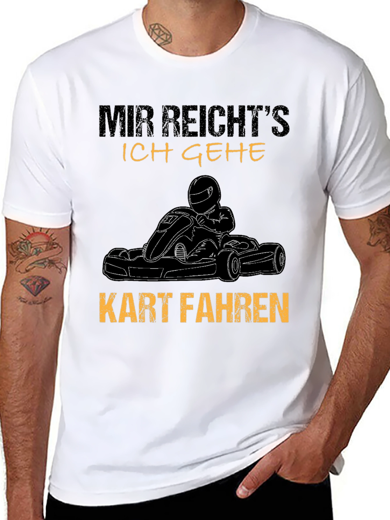 Mir Reichts Kart Fahr T-Shirt