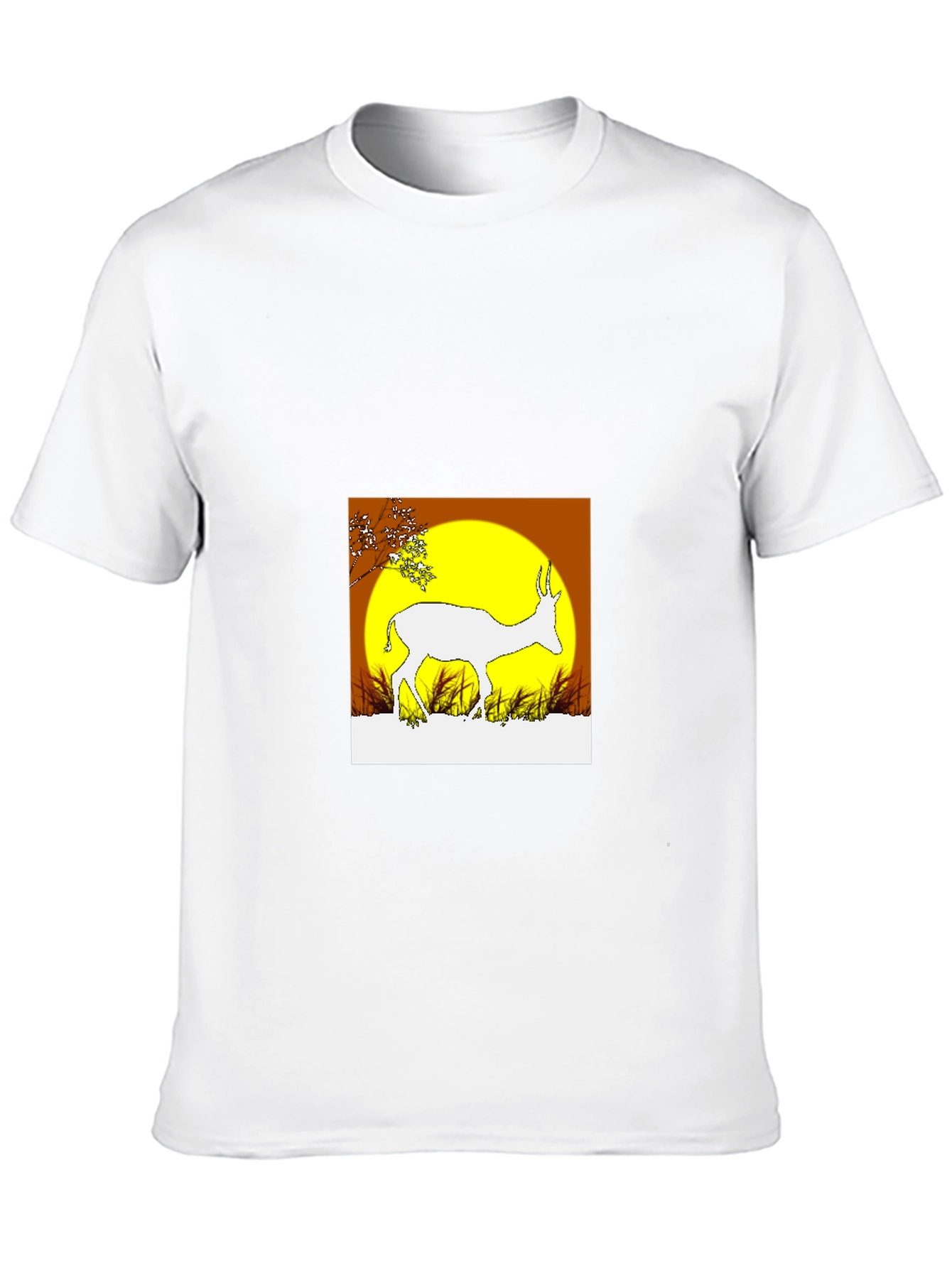 Sunset Antelope Black T-Shirt