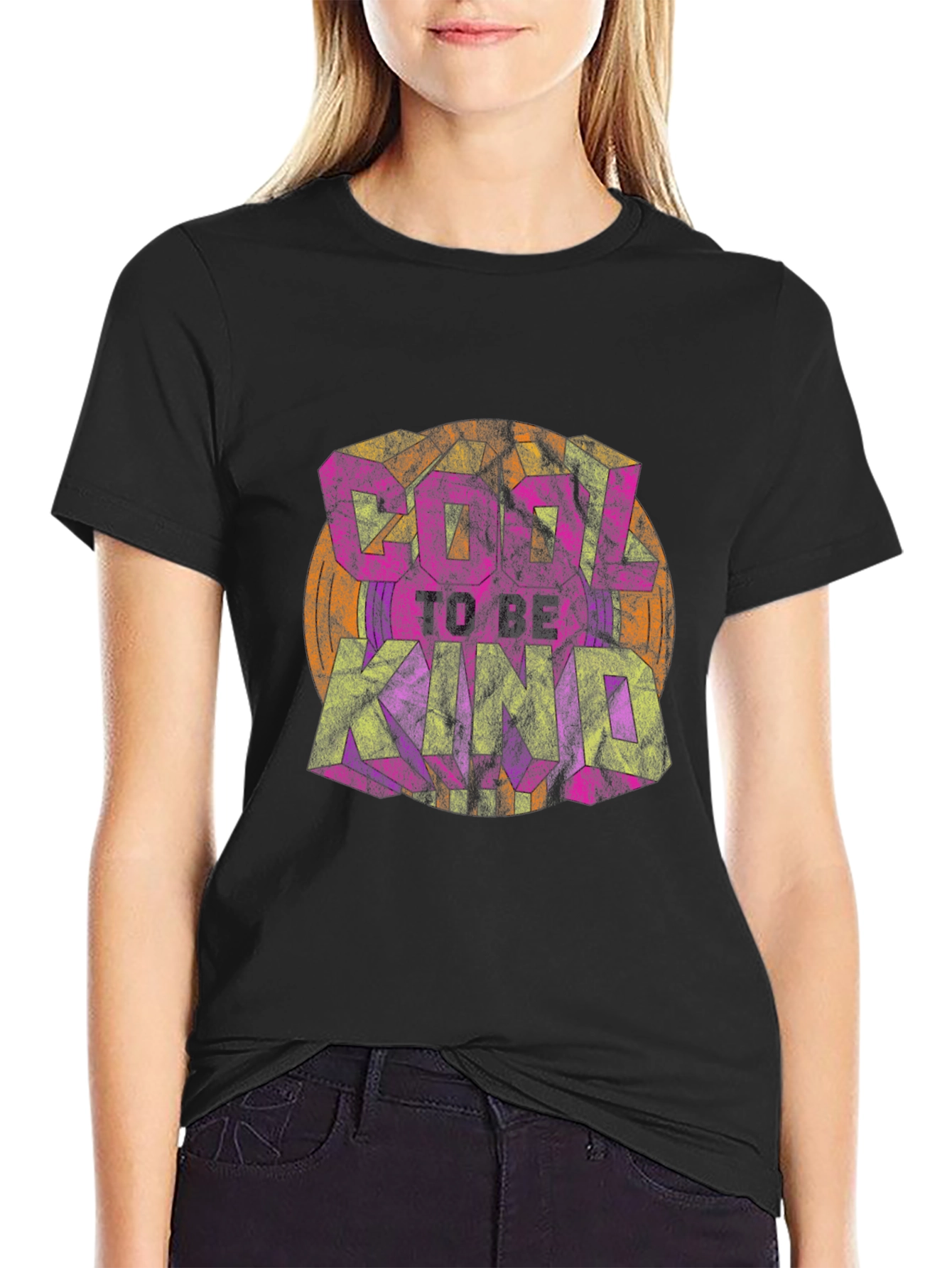 Cool to Be Kind Graphic Tee - Black