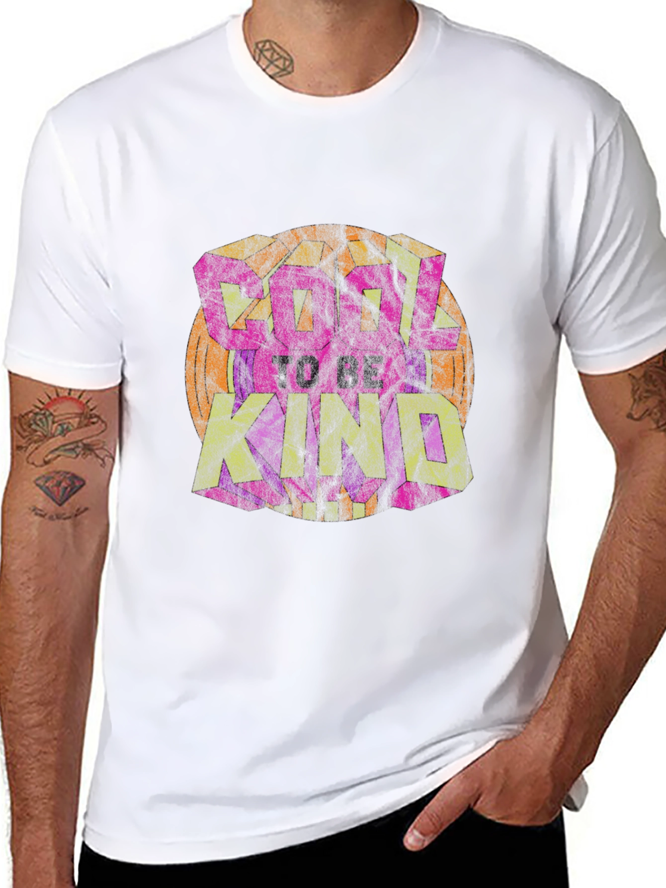 Cool to Be Kind Graphic Tee - Black